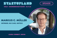 Nui Care-Gründer Markus C. Müller reist ins Startupland