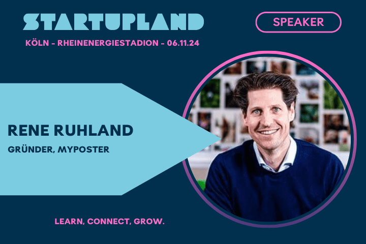 myposter-Gründer Rene Ruhland reist ins Startupland