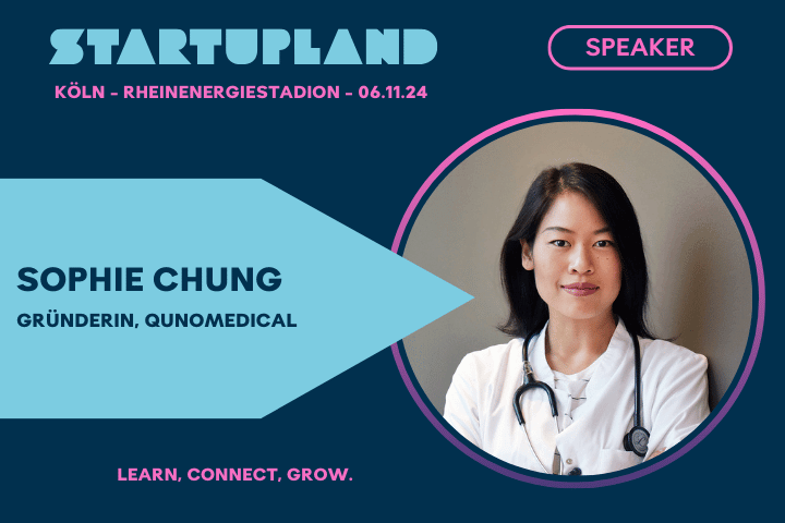 Qunomedical-Gründerin Sophie Chung kommt ins Startupland